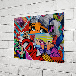 Холст прямоугольный Авангардная композиция Pop art Eyes, цвет: 3D-принт — фото 2