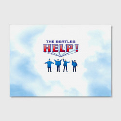 Холст прямоугольный The Beatles Help!, цвет: 3D-принт — фото 2