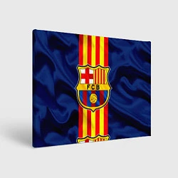 Холст прямоугольный Фк Барселона Лого, цвет: 3D-принт