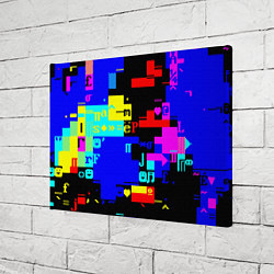 Холст прямоугольный Яркая экранная композиция, цвет: 3D-принт — фото 2