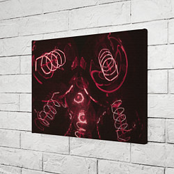 Холст прямоугольный Неоновые тусклые фонари, цвет: 3D-принт — фото 2