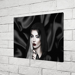 Холст прямоугольный Готическая девушка, цвет: 3D-принт — фото 2