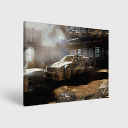 Холст прямоугольный Nfs most wanted bmw, цвет: 3D-принт