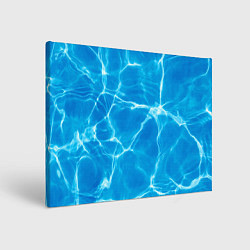 Холст прямоугольный Разводы на водной поверхности, цвет: 3D-принт