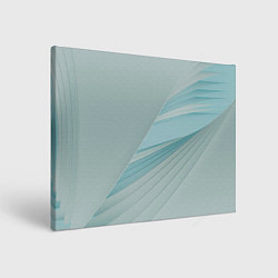 Холст прямоугольный Абстрактные слои листов, цвет: 3D-принт
