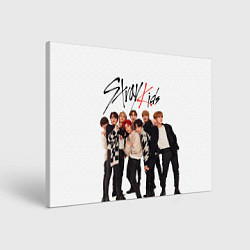 Холст прямоугольный Stray Kids white background, цвет: 3D-принт