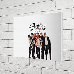 Холст прямоугольный Stray Kids white background, цвет: 3D-принт — фото 2