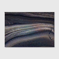 Холст прямоугольный Волны блестящего тёмного песка, цвет: 3D-принт — фото 2