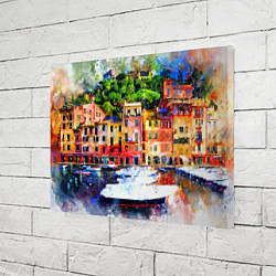 Холст прямоугольный Картина красочный город, цвет: 3D-принт — фото 2