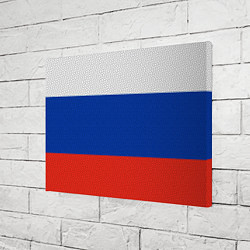 Холст прямоугольный Триколор - флаг России плетёный, цвет: 3D-принт — фото 2