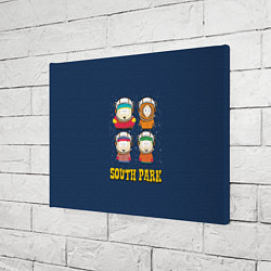 Холст прямоугольный South park космонавты, цвет: 3D-принт — фото 2