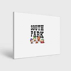 Холст прямоугольный South park кострёр, цвет: 3D-принт