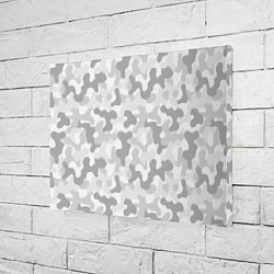 Холст прямоугольный Камуфляж цифра светло-серый крупный, цвет: 3D-принт — фото 2