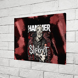 Холст прямоугольный Slipknot Hammer, цвет: 3D-принт — фото 2