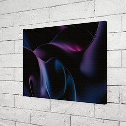 Холст прямоугольный Абстрактные фиолетовые волны, цвет: 3D-принт — фото 2