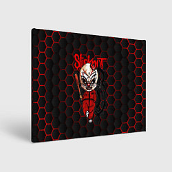 Холст прямоугольный Slipknot объемные соты, цвет: 3D-принт