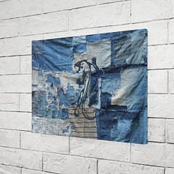 Холст прямоугольный Cotton Rag - Patchwork -Tiger, цвет: 3D-принт — фото 2