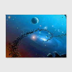 Холст прямоугольный Бесконечное космическое пространство - Nasa, цвет: 3D-принт — фото 2