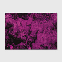 Холст прямоугольный Тёмно-розовые краски во тьме, цвет: 3D-принт — фото 2