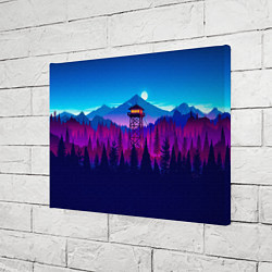 Холст прямоугольный Firewatch, цвет: 3D-принт — фото 2