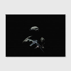 Холст прямоугольный Солдат в темноте, цвет: 3D-принт — фото 2