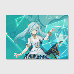 Холст прямоугольный Faruzan Genshin Impact, цвет: 3D-принт — фото 2