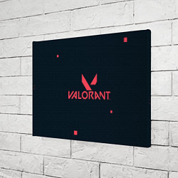 Холст прямоугольный Valorant игрок, цвет: 3D-принт — фото 2