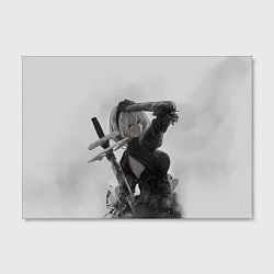 Холст прямоугольный YoRHa 2-gou B-gata - android, цвет: 3D-принт — фото 2