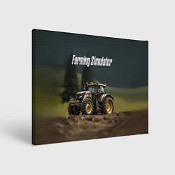 Холст прямоугольный Farming Simulator - Игрушечный желтый, цвет: 3D-принт