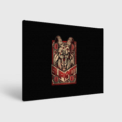 Холст прямоугольный Slipknot - Бафомет, цвет: 3D-принт