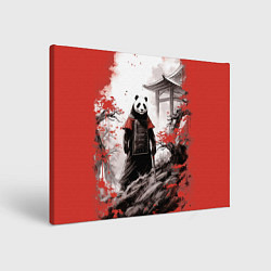Картина прямоугольная Panda samurai