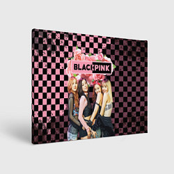 Холст прямоугольный Blackpink - girls, цвет: 3D-принт