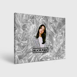 Холст прямоугольный Jisoo BlackPink, цвет: 3D-принт