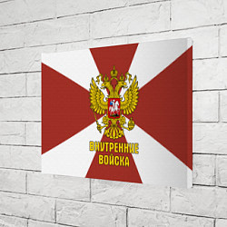 Холст прямоугольный Внутренние Войска - герб, цвет: 3D-принт — фото 2