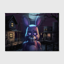 Холст прямоугольный Bonnie FNAF, цвет: 3D-принт — фото 2