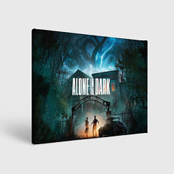 Холст прямоугольный Особняк Alone in the dark, цвет: 3D-принт