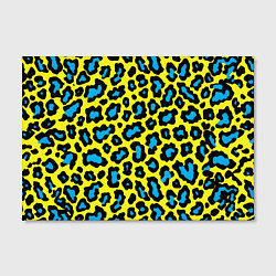 Холст прямоугольный Кислотный леопард паттерн, цвет: 3D-принт — фото 2
