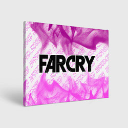 Холст прямоугольный Far Cry pro gaming: надпись и символ, цвет: 3D-принт
