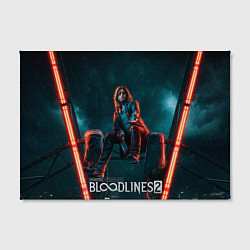 Холст прямоугольный Мистер Дамп Vampire the masquerade bloodlines 2, цвет: 3D-принт — фото 2