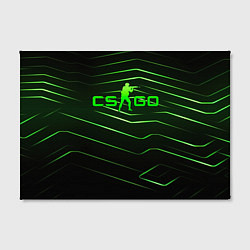 Холст прямоугольный CS GO dark green, цвет: 3D-принт — фото 2