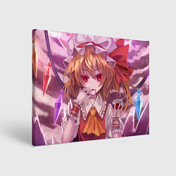 Холст прямоугольный Touhou Project Flandre Scarlet, цвет: 3D-принт