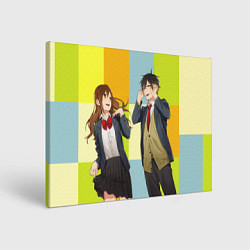 Холст прямоугольный Hori and Miyamura, цвет: 3D-принт