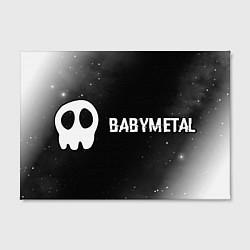 Холст прямоугольный Babymetal glitch на темном фоне по-горизонтали, цвет: 3D-принт — фото 2