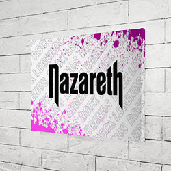Холст прямоугольный Nazareth rock legends по-горизонтали, цвет: 3D-принт — фото 2