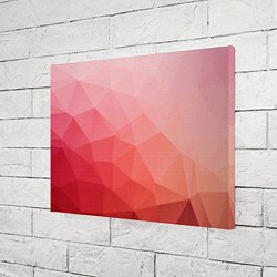 Холст прямоугольный Абстракция с градиентом полигональная, цвет: 3D-принт — фото 2