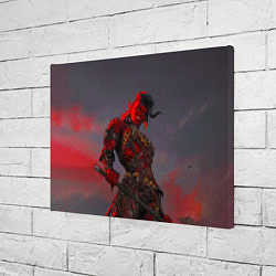 Холст прямоугольный Карлах из Baldurs Gate 3, цвет: 3D-принт — фото 2