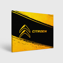Холст прямоугольный Citroen - gold gradient по-горизонтали, цвет: 3D-принт