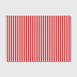 Холст прямоугольный Красная полоса, цвет: 3D-принт — фото 2