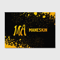 Холст прямоугольный Maneskin - gold gradient по-горизонтали, цвет: 3D-принт — фото 2