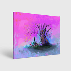 Холст прямоугольный Волшебное дерево, цвет: 3D-принт